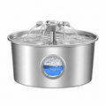 AquaPurr Stainless Steel Water Fountain